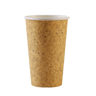 China Recyclable Environmental Friendly 12oz White Coffee Paper Cup Double Wall With PS Lid for sale