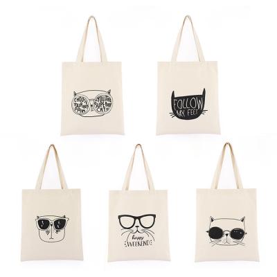 China Custom Printing Eco Anime Canvas Tote Bag Cotton Canvas for sale