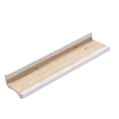 China Scandinavian Friendly Environment Molding Decorative Skirting Wood Baseboard en venta