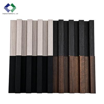 中国 Scandinavian exterior wall wood paneling 2021 new commercial festival top selling wpc wall panel for exterior 販売のため