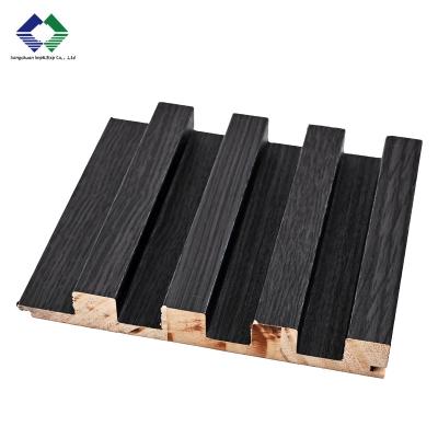 China Scandinavian exterior wall wood paneling water proof and panel UV resistant wood panel wpc plastic composite wall cladding for sale