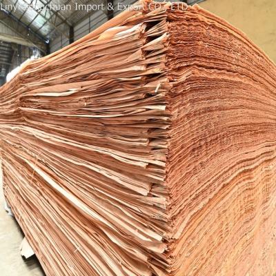 Китай Smooth natural wood veneer for commercial plywood flooring furniture factory price okoume veneer продается