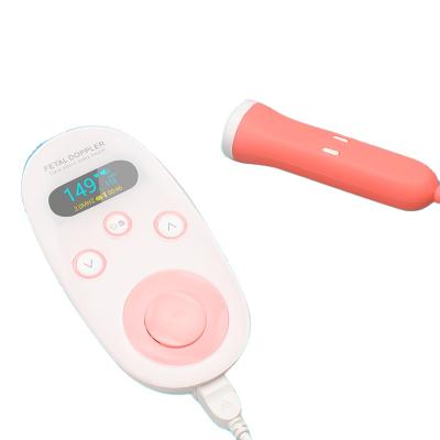 China Plastic Smart Portable Digital Pregnant Ultrasound Fetal Heart Rate Detector For Home Use à venda