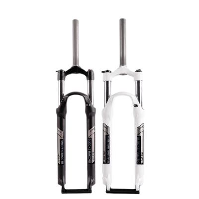 China BMX BLOOKE XC20 26 27.5 29 Black White Mountain Air Pressure MTB Fat Bike Fork Thread Control Shoulder Control Bike Fork for sale