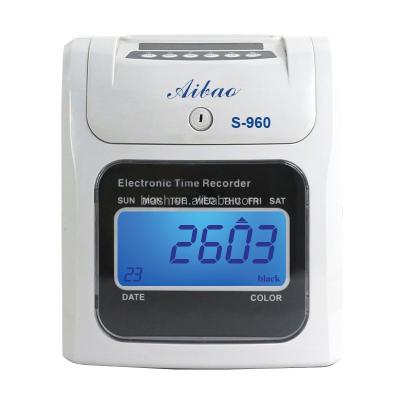 China High quality electronic time recorder with low price (S-960) 188*85*0.35mm for sale