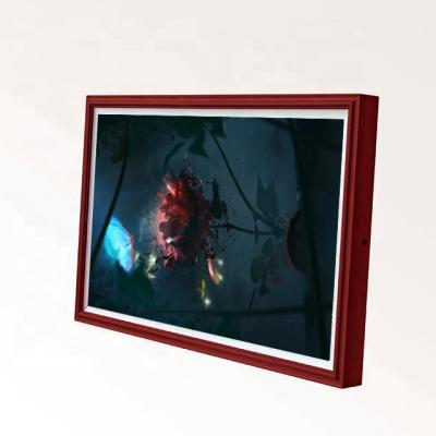 China Wifi OEM Smart Wifi Nft Large Picture Frames Show 43 55 Inch Rotating Digital Photo Frame For Nft Art for sale