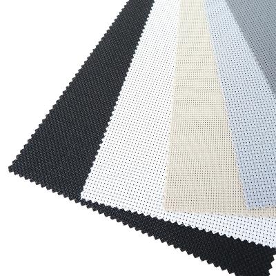 China Minimalist Windproof Roof Blinding Roman Dual Day And Night Sunscreen Roll Fabrics Textile Daytime Sunscreen Outdoor Blind Roll for sale