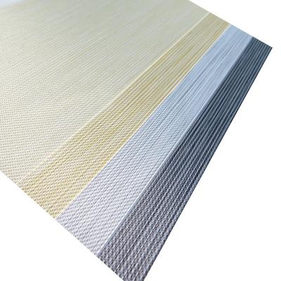 China Modern High Quality Minimalist Professional Luxury Breathable Zebra Night Windows Blinds Roll Fabric Zebra Material Roll Day And Night for sale