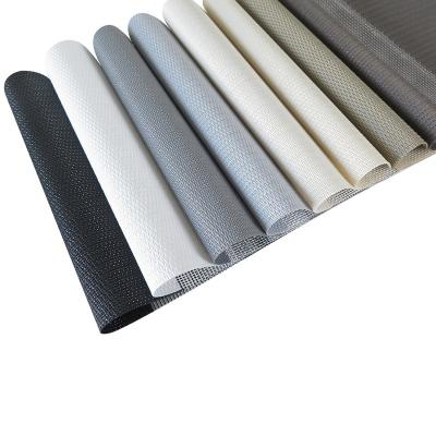 China High Quality Minimalist Blinds Windows Shades Canvas Coating Zebra Roller Shutter Blinds Fabric for sale