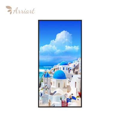 China Modern Modern Wall Art Nordic Style Picture Print on Canvas Landscape Santorini City Pictures Paintings for sale