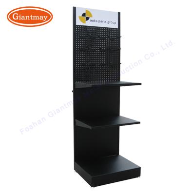 China Hardware Pebboard Tools Rack Retail Shop Metal Display Stand for sale