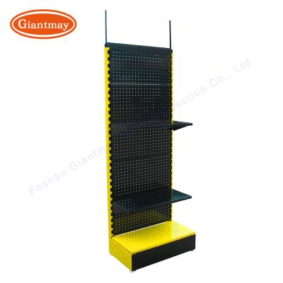 China Newest Free Standing Hanging Display Rack Mobile Store Steel Stand for sale