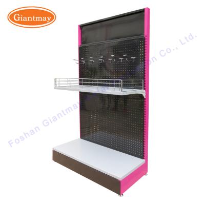 China Gegenanzeige Multifunktionsboden-stehende Metallstand Pegboard zu verkaufen