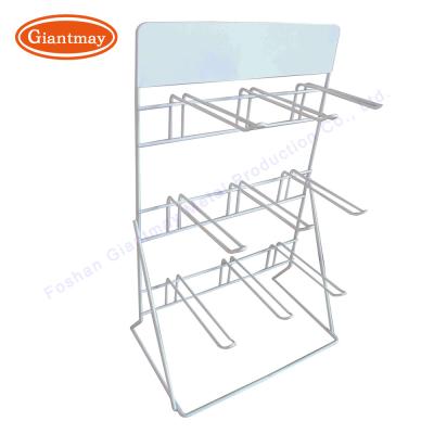 China Rotating Metal Key Chain Table Top Metal Display Racks for sale