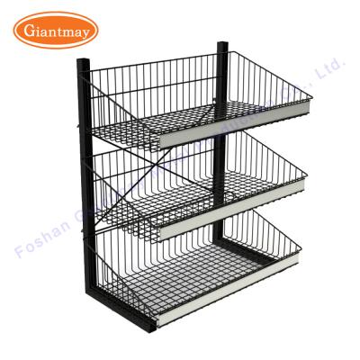 China Wire Mesh Table top Stand Product Metal Counter Display for sale