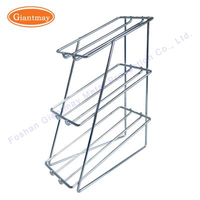 China Metal Counter Top Rack Display Tabletop Rotating Stand for sale