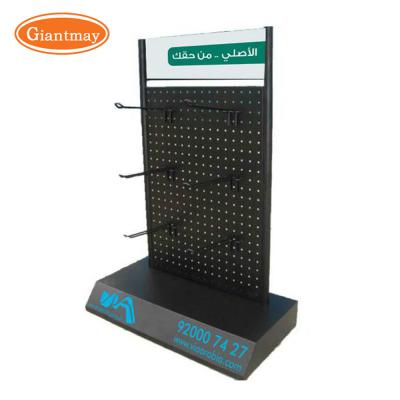 China Free Standing Rack Metal Shelf Phone Accessories Store Display Tools Metal Stand for sale