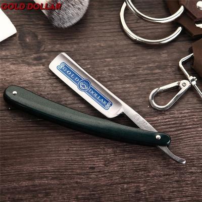 China Single Blade Cutting Throat Shaving Straight Razor Carbon Steel German Barber Sharpen Straight Razor Shave Safty Throat Razors ABS Handle for sale