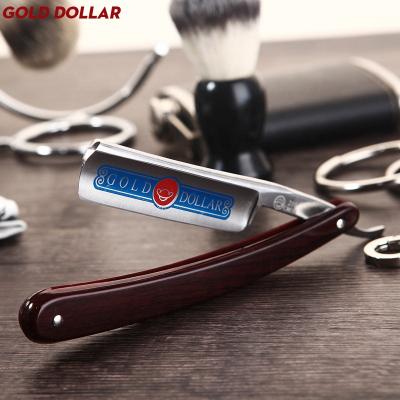 China Single Blade Cutting Throat Shaving Straight Razor Carbon Steel German Barber Sharpen Straight Razor Shave Safty Throat Razors ABS Handle for sale