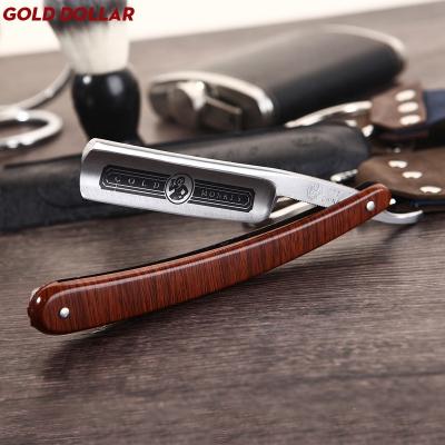 China Single Blade Cutting Throat Shaving Straight Razor Carbon Steel German Barber Sharpen Straight Razor Shave Safty Throat Razors ABS Handle for sale