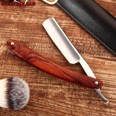 China Single Blade Cutting Throat Shaving Straight Razor Carbon Steel German Barber Sharpen Straight Razor Shave Safty Throat Razors for sale