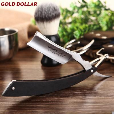 China Single Blade Cutting Throat Shaving Straight Razor Carbon Steel German Barber Sharpen Straight Razor Shave Safty Throat Razors for sale