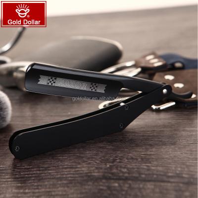 China Single Blade Cutter Throat Straight Razor Metal Folding Handle Shaving Razor High Quality for sale