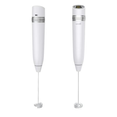 China Sustainable Mini Electric Milk Steamer , Egg Whisk Hand Held Automatic , Foamer Milk Frother Machine for sale