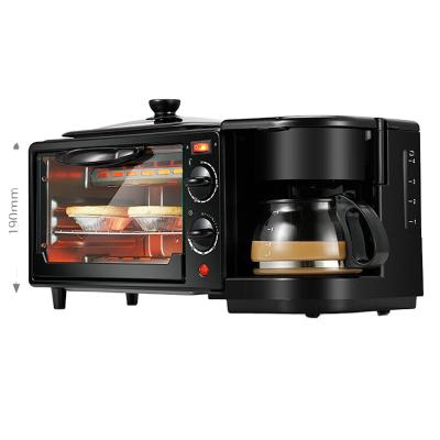 China Automatic Power-Up Electric Oven Coffee Machine Fryer Breakfast Machine 3 In 1 Breakfast Makers for sale