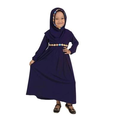 China plus size plus size usa style new fashion muslim girls long sleeve dresses two pieces skirts kids dress for sale