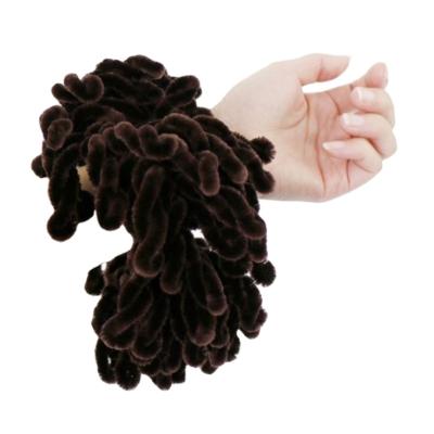 China Fashion Wholesale Women's Monochromatic Elastic Hair Tie Hair Bands Muslim Hair Ring for sale