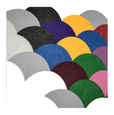 China Modern Hexagon Design Color Acoustic Polyester Fiber Acoustic Panel Decoration for sale