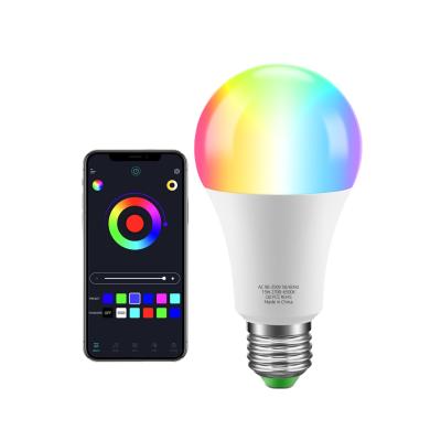 China Hotel Android apps phone voice control memory hourly switch dimming color adjustment atmosphere led tuya wifi smart bulbs for sale