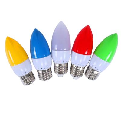 China Mini LED Wedding Party Color Bulb Festive Background Living Room Bedroom Living Room Home Candle Light Decoration Atmosphere for sale