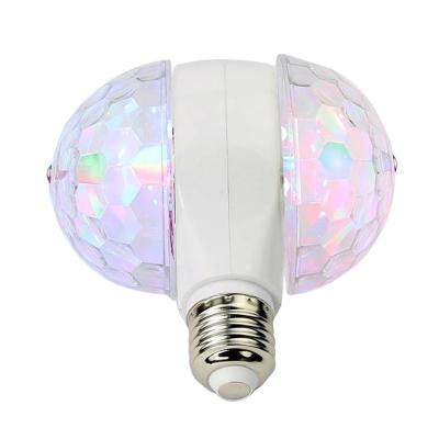 China Easy Installation Atmosphere Decoration LED RGB KTV Bar Disco Bar Light Party Indoor Crystal Magic Lamp Decor Double Led Ball Stage Bulb for sale