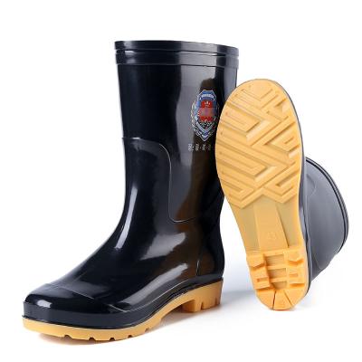 China High Quality Fashion Trend Fashion Plastic Rain Boots Waterproof High Knee Fashion Rubber Rain Boots For Women 2022 for sale