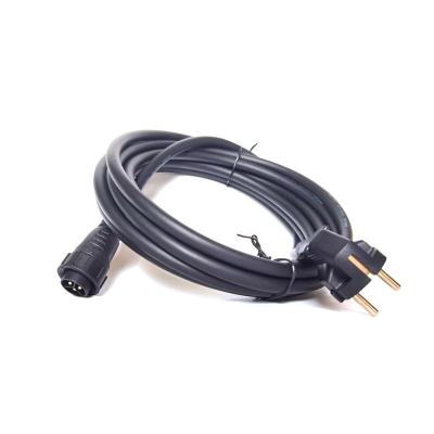 China Power Station 2M 3M 5M 10M  M25 male  EU AC output cable with EU plug for WVC 600W-2800W Micro on Grid Tie Inverter for sale