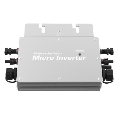 China Hybrid Solar System WIFI 600W 700W MPPT Solar PV Grid Tie Micro Inverter WVC series DC22-60V to AC220V 110V for 2pcs *300W / 350W PV panels home use for sale