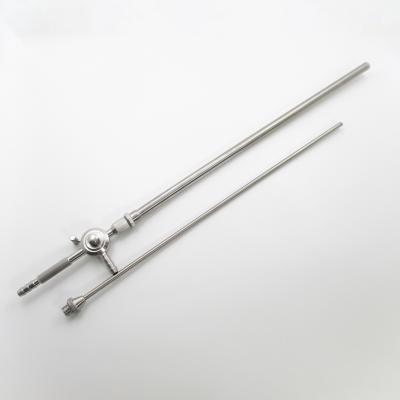 China Metal 5/10 X 330mm Surgical Stainless Steel Laparoscopy Suction And Irrigation Tube for sale