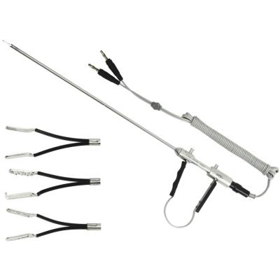 China Laparoscopic Surgery Laparoscopic Bipolar Forceps-Metal Handle for sale