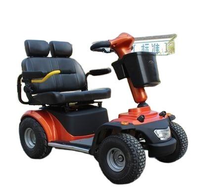 China Vitafom Unisex L46 Disabled Heavy Duty Vehicle Two Seaters 2 Mobility Scooters With Roof for sale