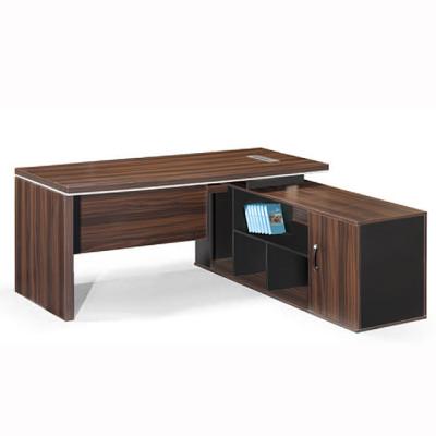 China Easy To Install Hourseat Wood Panel Executive Desk / Modern Commercial Furniture Office Furniture for sale