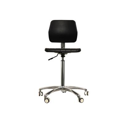 China Modern Hourseat Science Lab Equipments Chair Mobile Lab Furniture PU Lab Chair for sale