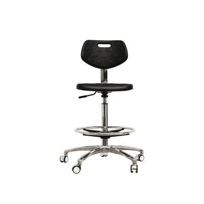 China Modern ESD Dental Adjustable Chair Furniture Medical Laboratory Hospital Hourseat Stool Lab Antistatic Chair for sale