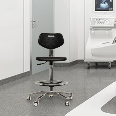 China Hot Selling Anti-Static Lab Furniture Anti-Static Hourseat Amazon PU Dental Lab Chairs With Backrest for sale