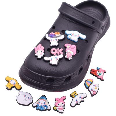 China Cheap Kids Soft Pvc Shoe Decoration Accessories Custom Charm Designer Clog Buttons Charms For Crocs for sale