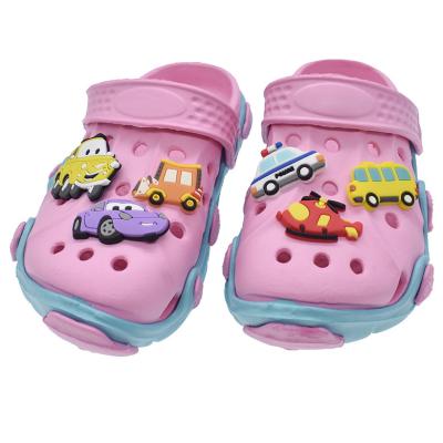 China New Soft PVC Rubber Clog Buckles Charms Crocs Garden Hole Shoes Accessories Soft Rubber Charm Carriage New for sale