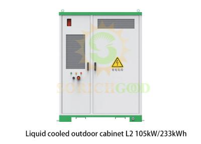 China 105kWh 233kWh OL Liquid Cooled Outdoor Cabinet L2 Lithium Ion Battery Storage for sale