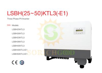 China 25-50KW High Efficiency String Inverters For Remote PV System Optimization for sale