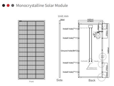 China 19.23% Moduleffizienz Monokristalline Siliziumplatten für optimale Solarenergie zu verkaufen